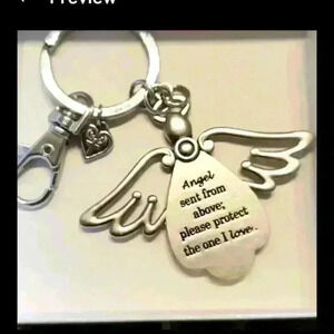 Angel  keychain